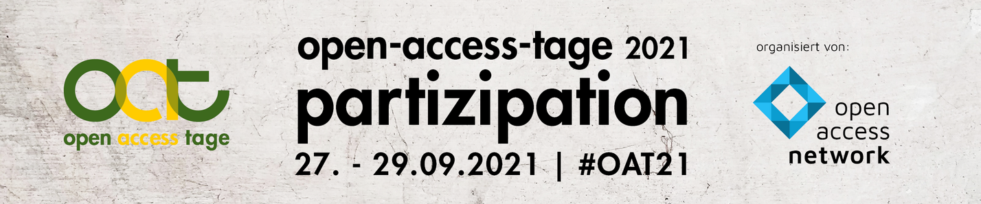Titelbild der Open-Access-Tage 2021